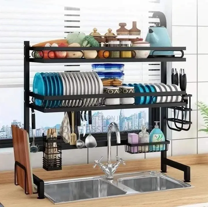 Double Layer Over the Sink Dish Rack