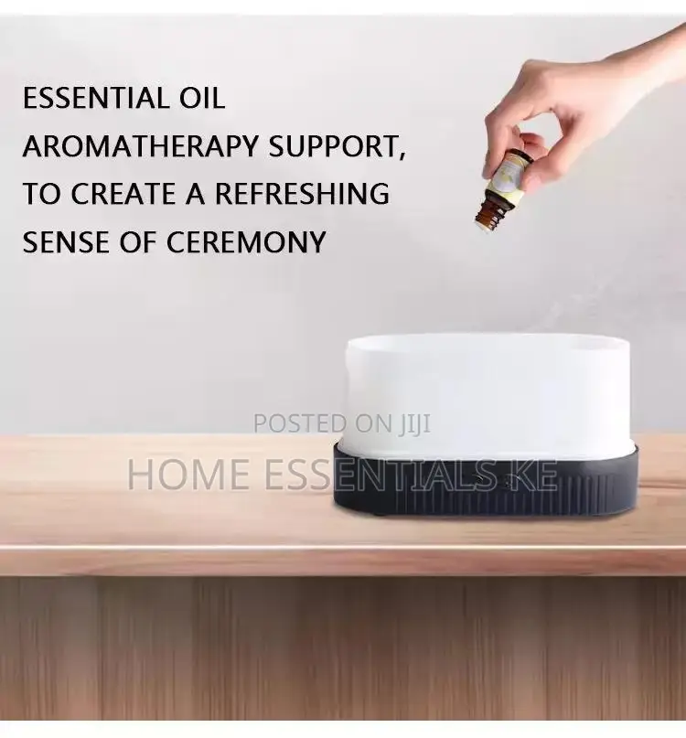 *3D Flame Aroma Humidifier Diffuser With 8 Diffrent Colours