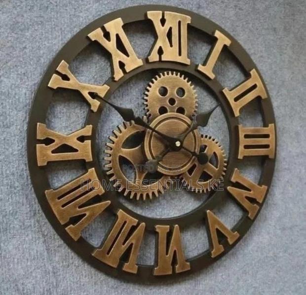 Vintage Gear Pocket Wall Clock - thumbnail 5