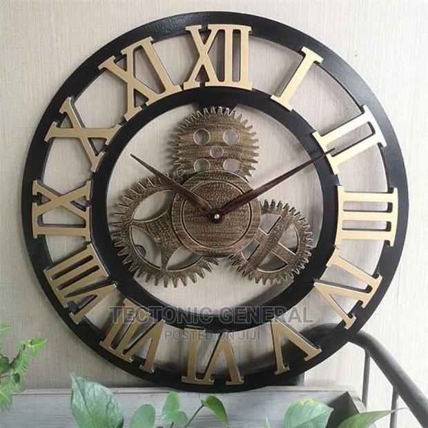 Vintage Gear Pocket Wall Clock - thumbnail 5