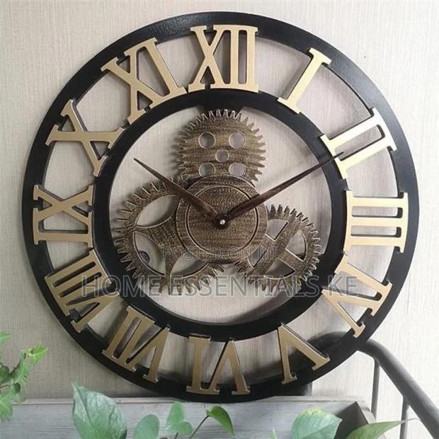 Vintage Gear Pocket Wall Clock - thumbnail 4