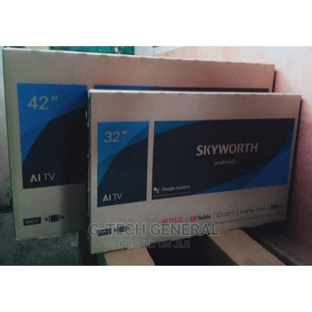 Skyworth 32'' Frameless Android Tv, Netflix, Youtube-32e20 - thumbnail 3