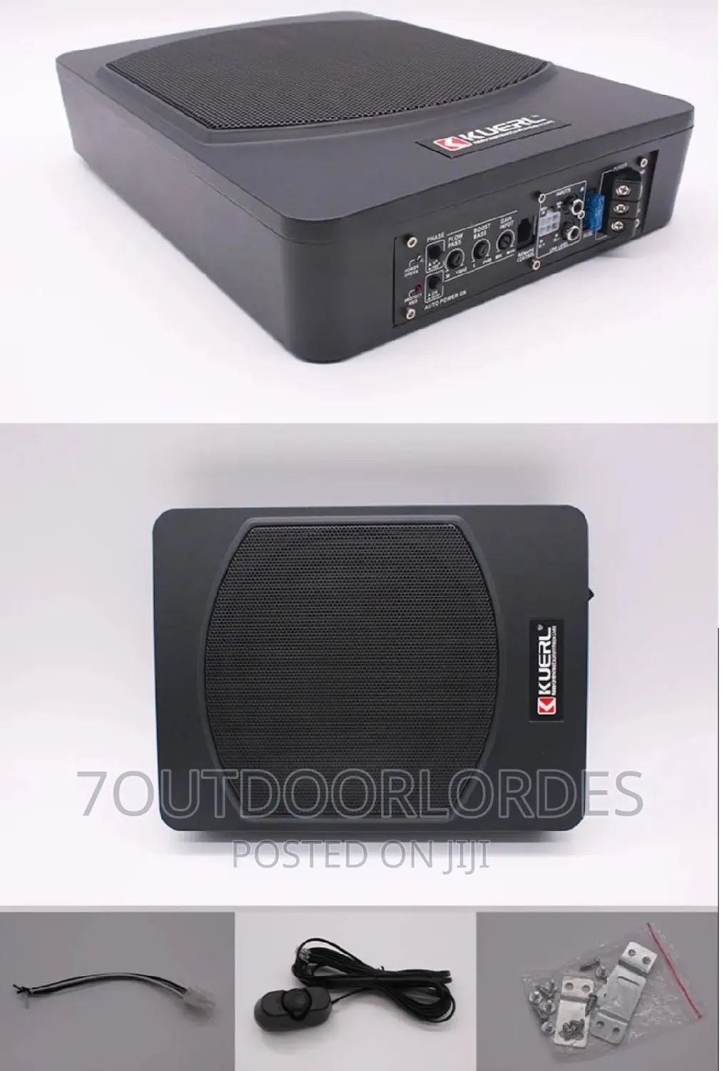 Underseat Subwoofer 10inches 800 Watts