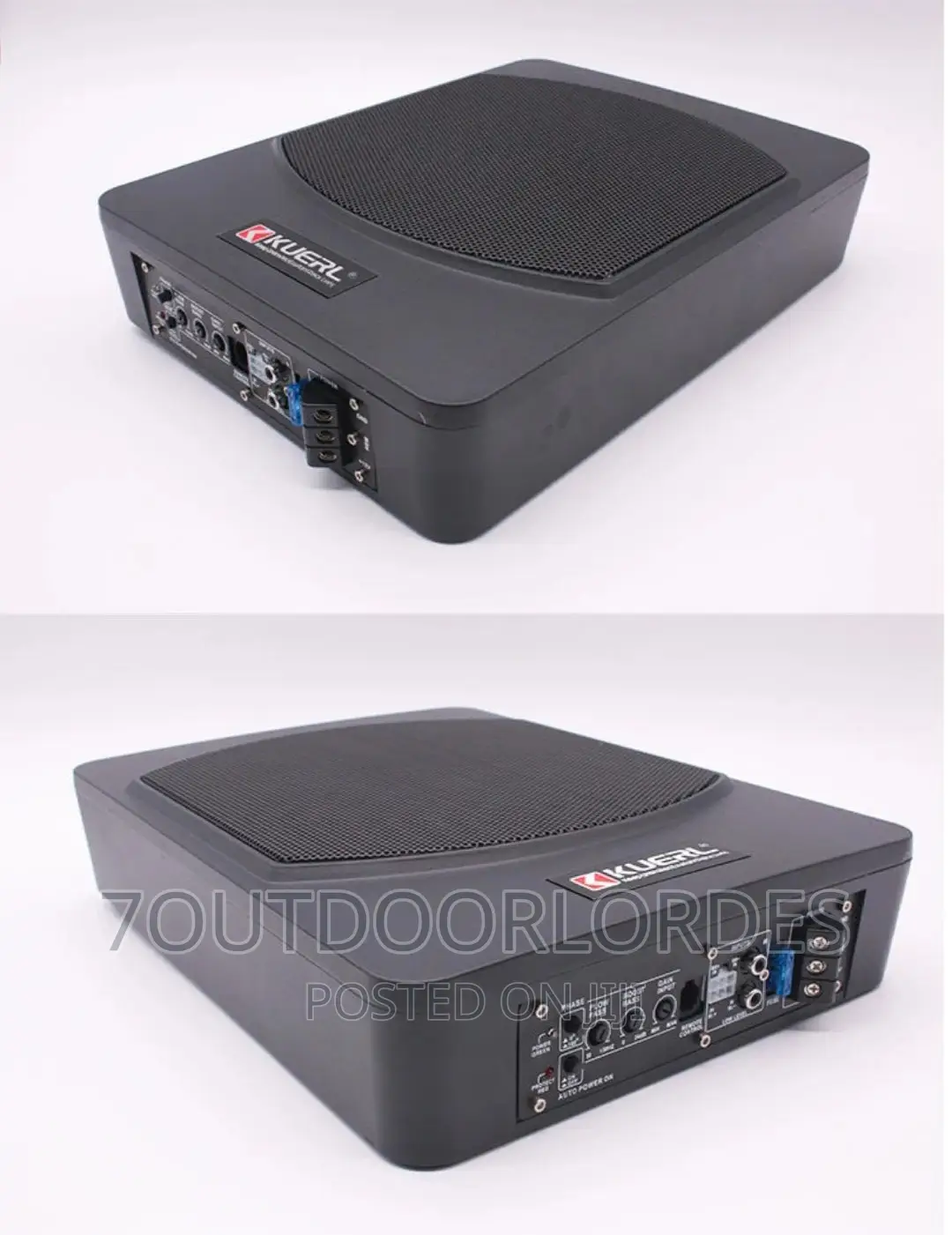Underseat Subwoofer 10inches 800 Watts