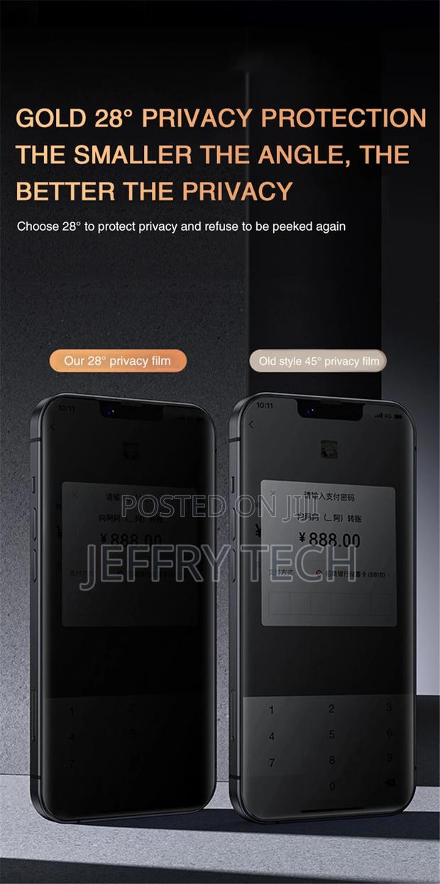 Anti-Spy Screen Protector for iPhone 14 PRO MAX Priva - main view