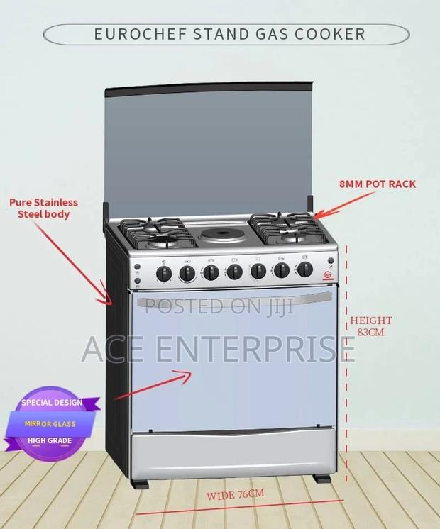 Eurochef 5 Burner Cooker With Electric Oven
