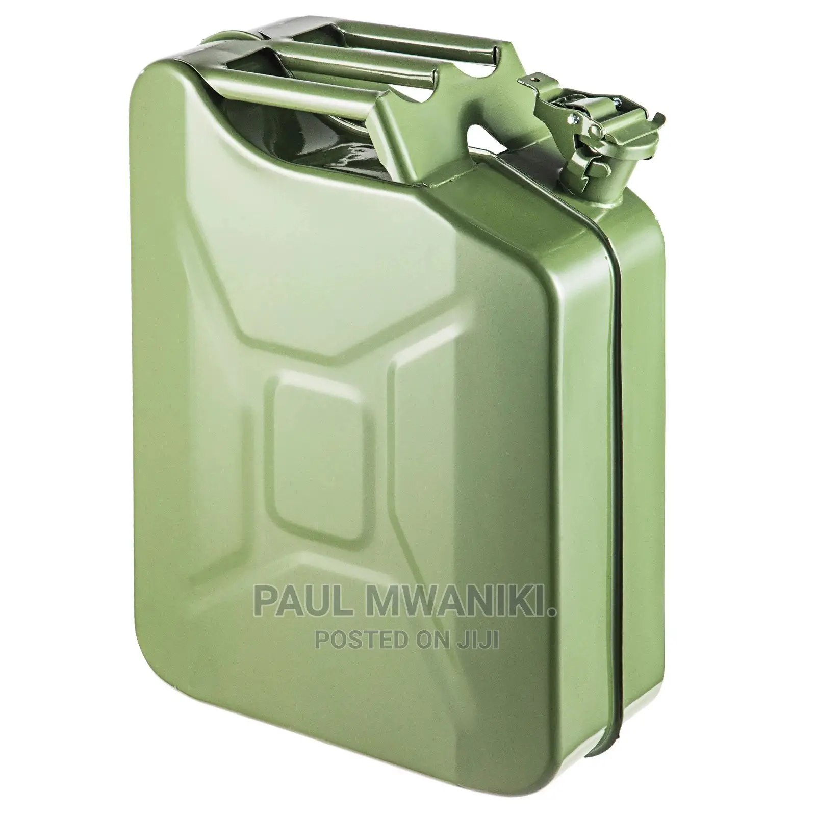 Green Metal Fuel Jerry Can, 5L,10L,20L.