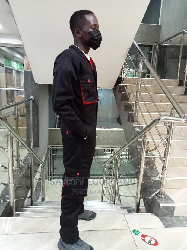 Cargo Overalls/Black Red - main view