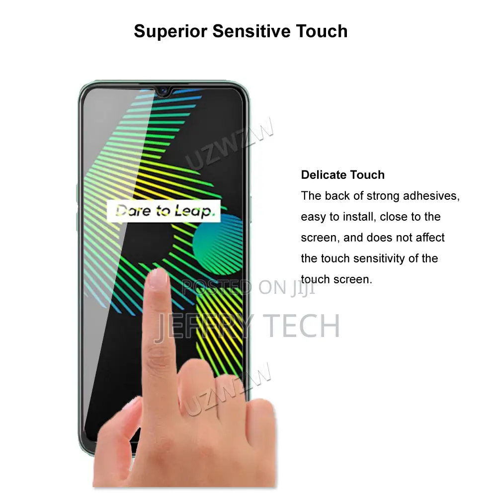 Realme 6i Full Coverage Tempered Glass Phone Screen Protecto