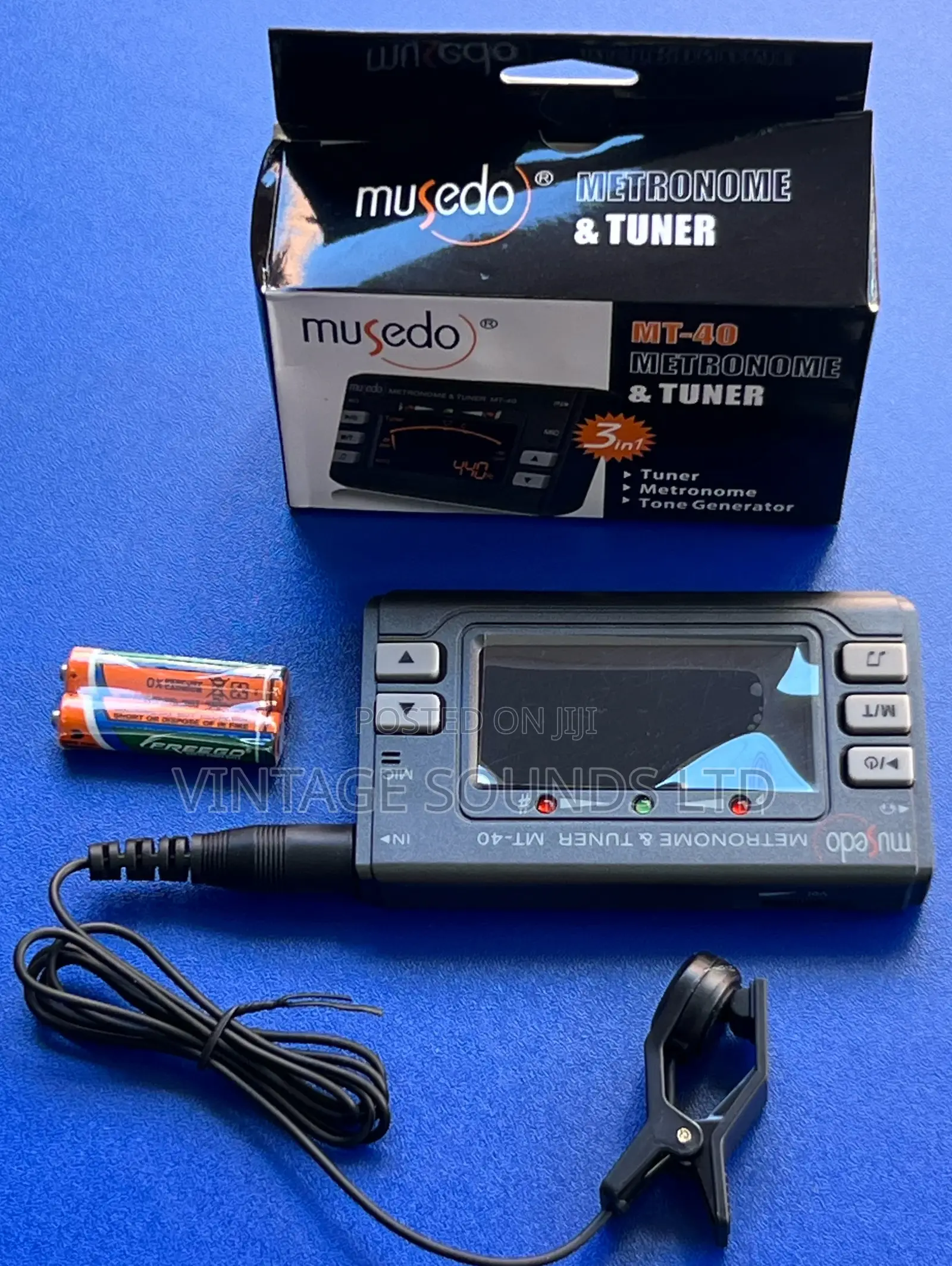 Musedo Mt40 Guitar ,Metronome and Wind Instruments Tuner