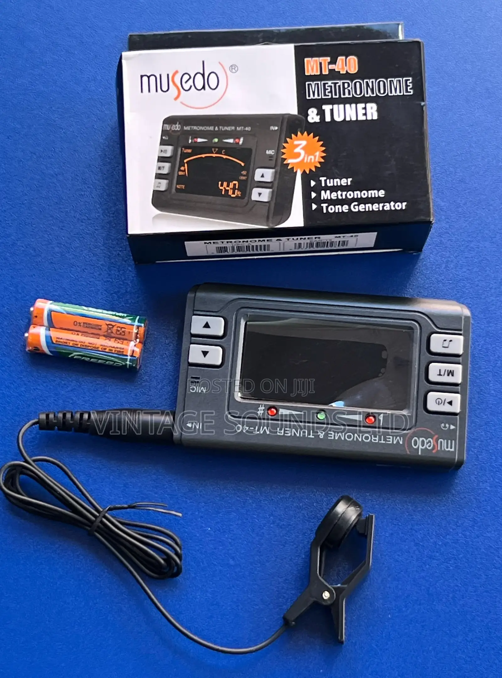 Musedo Mt40 Guitar ,Metronome and Wind Instruments Tuner