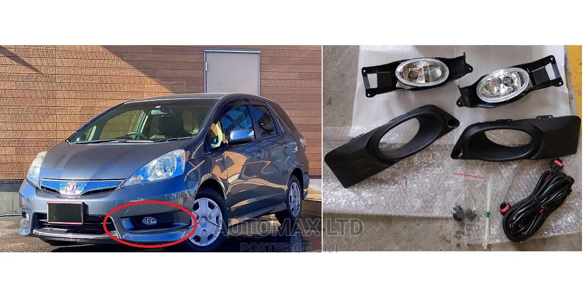 Honda Fit Shuttle Sport. Complete Fog Lights Set