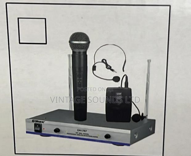 Max DH-767 Wireless Microphone System 3in1