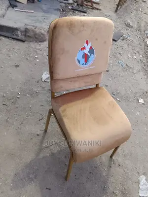 Church Chair Baige in Colour With Logo.