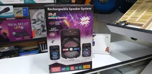 Rechargeable Bluetooth Speaker System With LED Lights