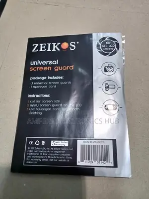 Camera Screen Guard (12cm X 6cm)