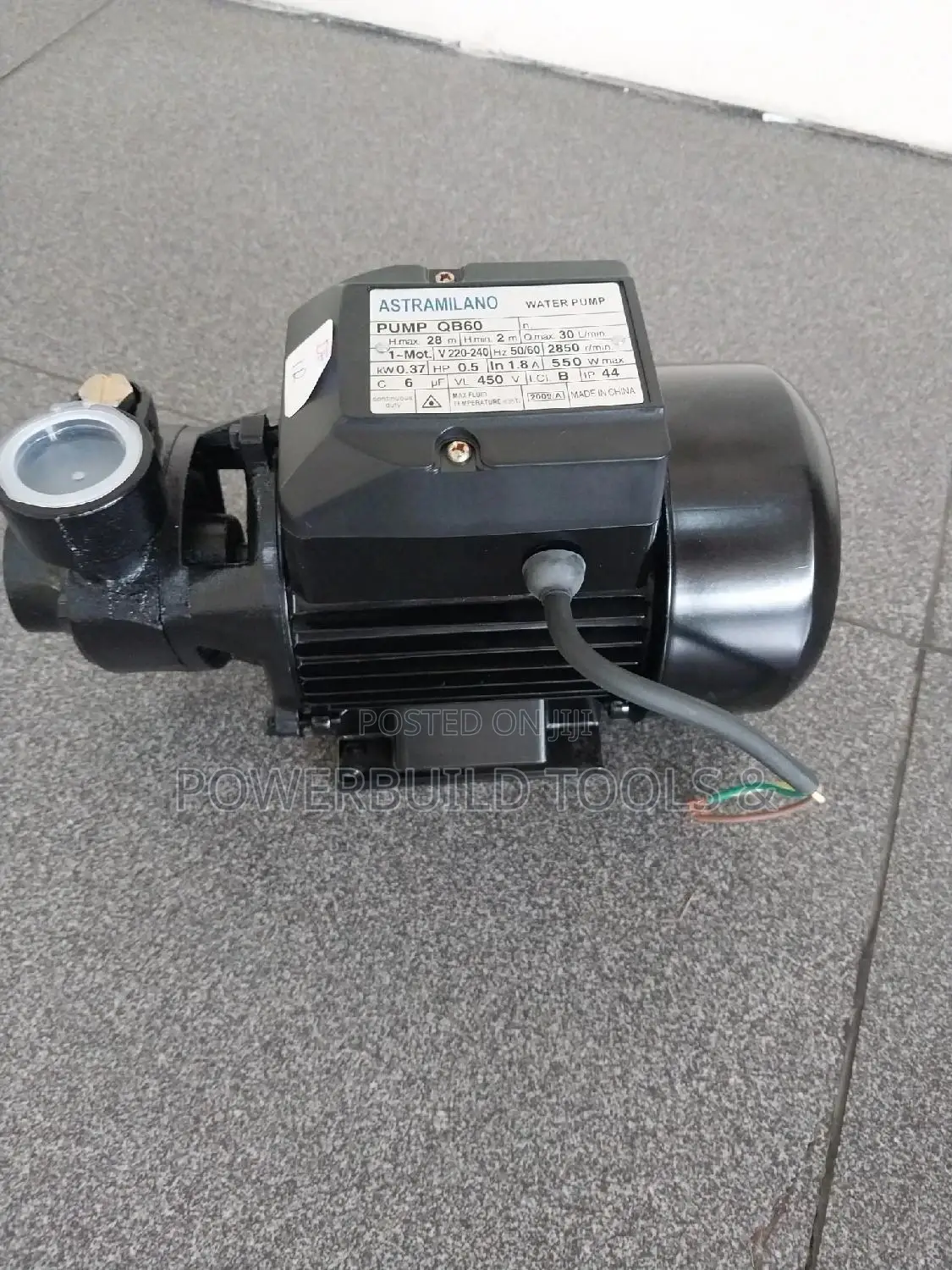 0.5hp Astramilano Booster Pump