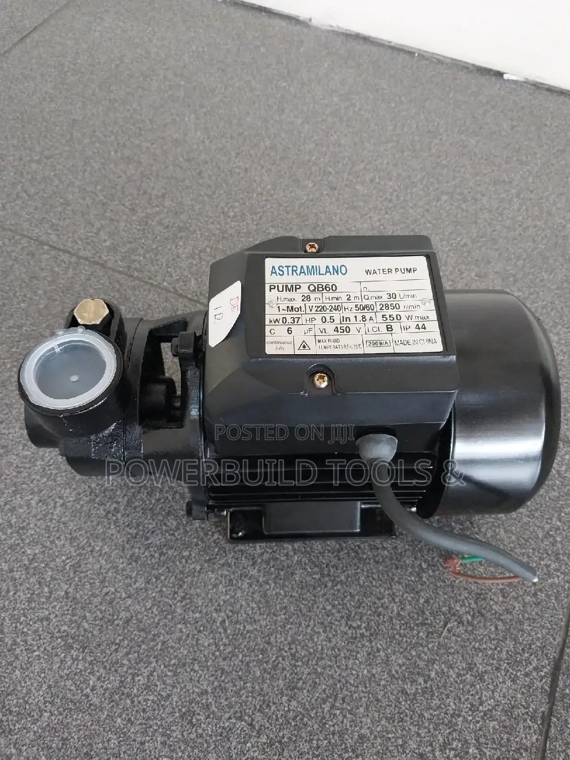 0.5hp Astramilano Booster Pump