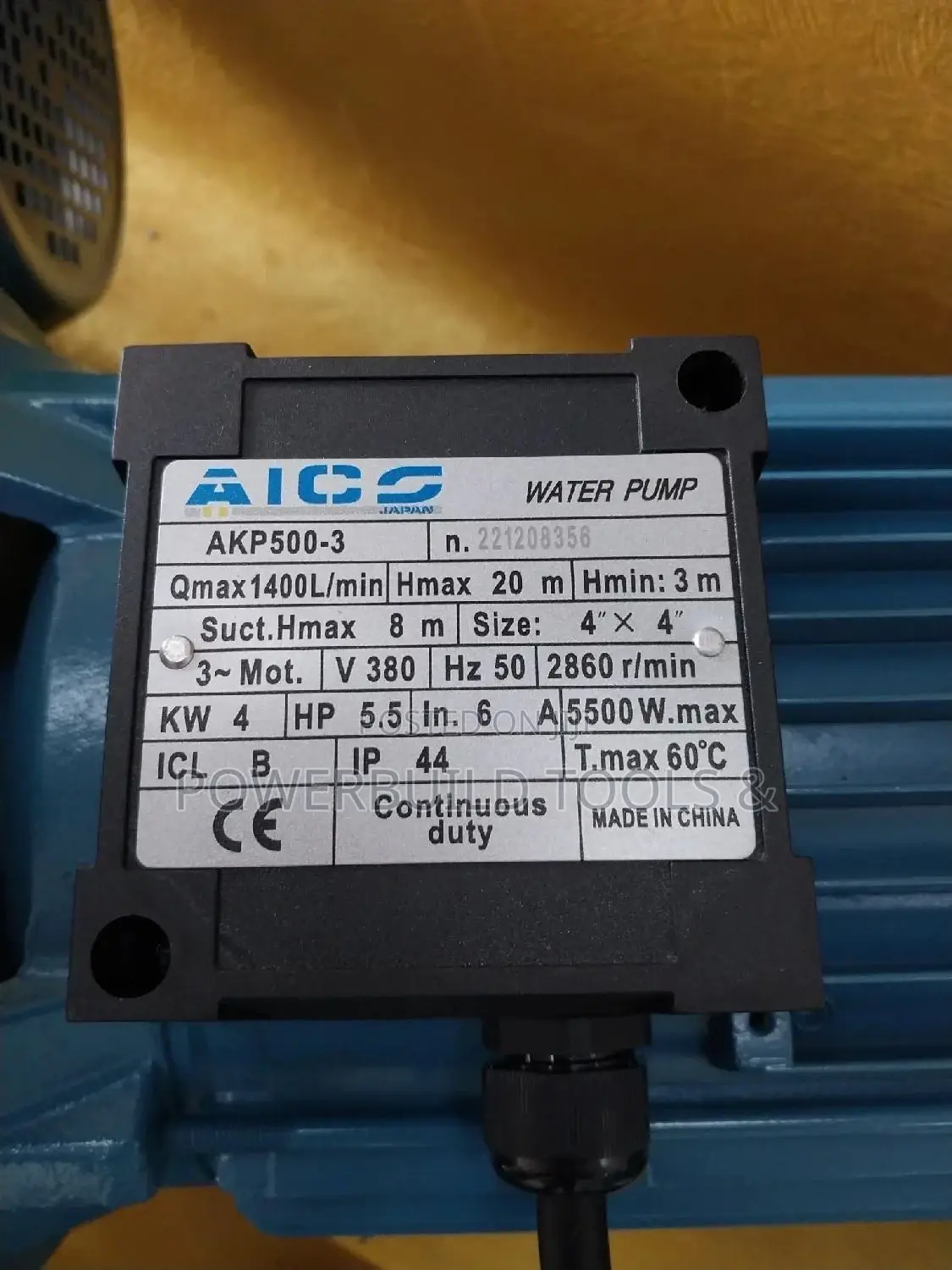 Centrifugal Waterpump 4" High-Pressure