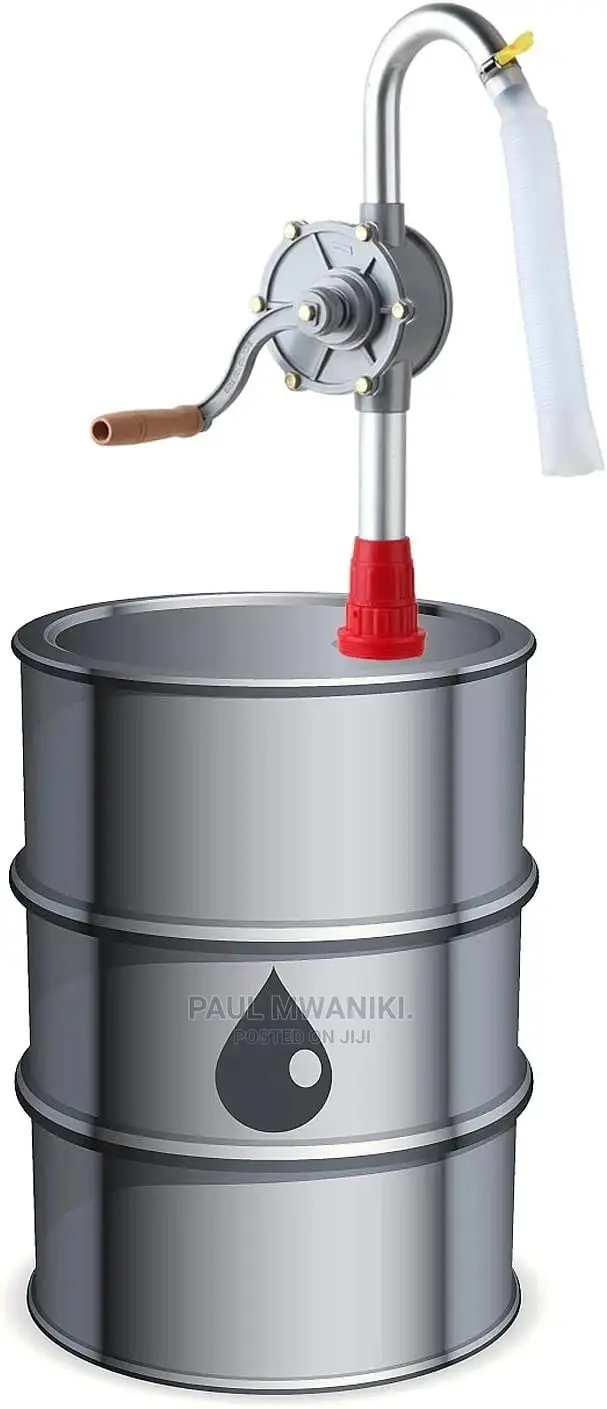 55 Gallon Drum Pump - Aluminum Barrel Pump, Rotary Hand Pump