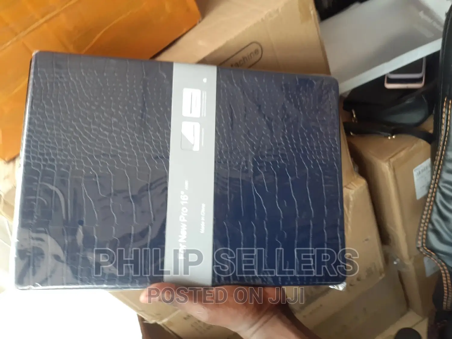 A2485 Macbook Pro Crocodile Leather Case