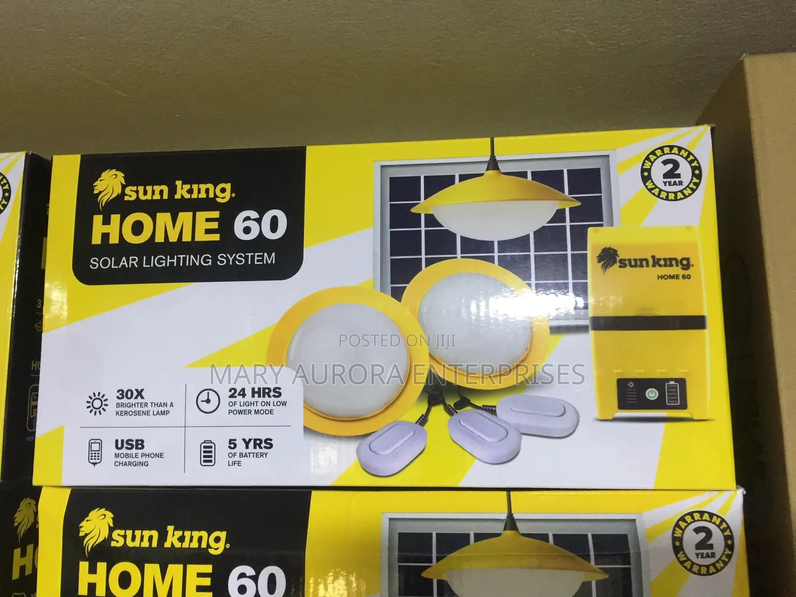 Sunking Solar Home 60 Lighting System