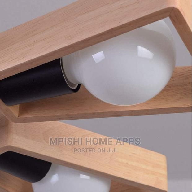 Wood Pendant Light E27×5 - thumbnail 4