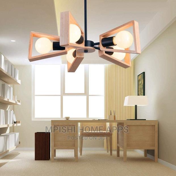 Wood Pendant Light E27×5 - thumbnail 3