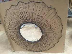 Brand New UK- Black Metallic Modern Mirror.