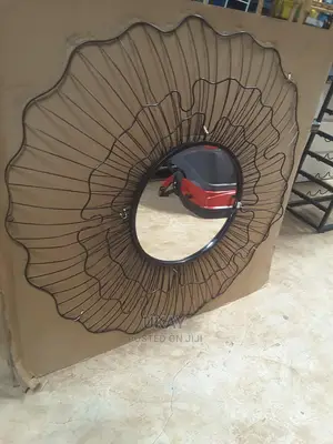 Brand New UK- Black Metallic Modern Mirror.