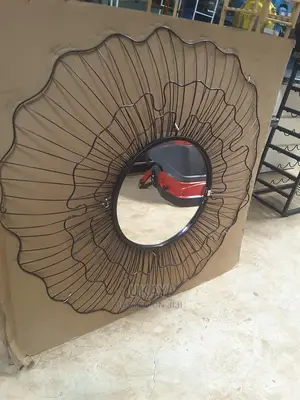 Brand New UK- Black Metallic Modern Mirror.