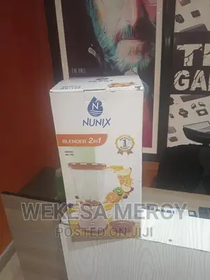 Nunix Powerful Blender 2 in 1 With Grinder Machine 1.5L AK