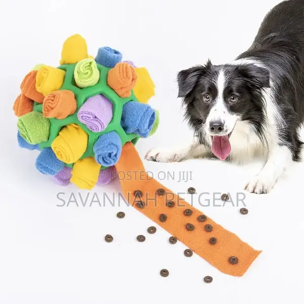 Dog Enrichment Snuffle Ball Toy to Train Natural Foraging