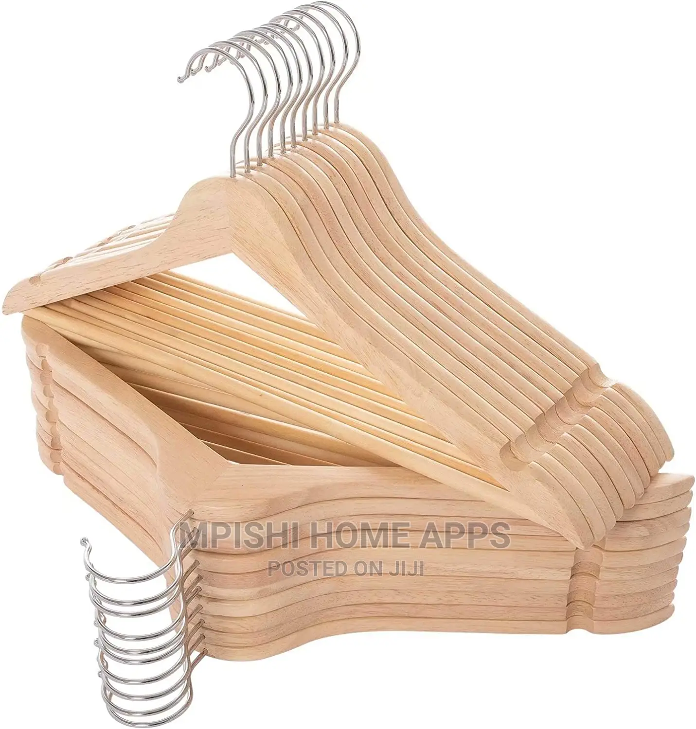 10pcs Wooden Clothes Hangers