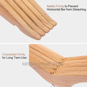 10pcs Wooden Clothes Hangers