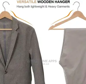 10pcs Wooden Clothes Hangers