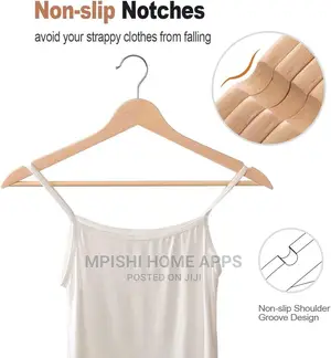 10pcs Wooden Clothes Hangers