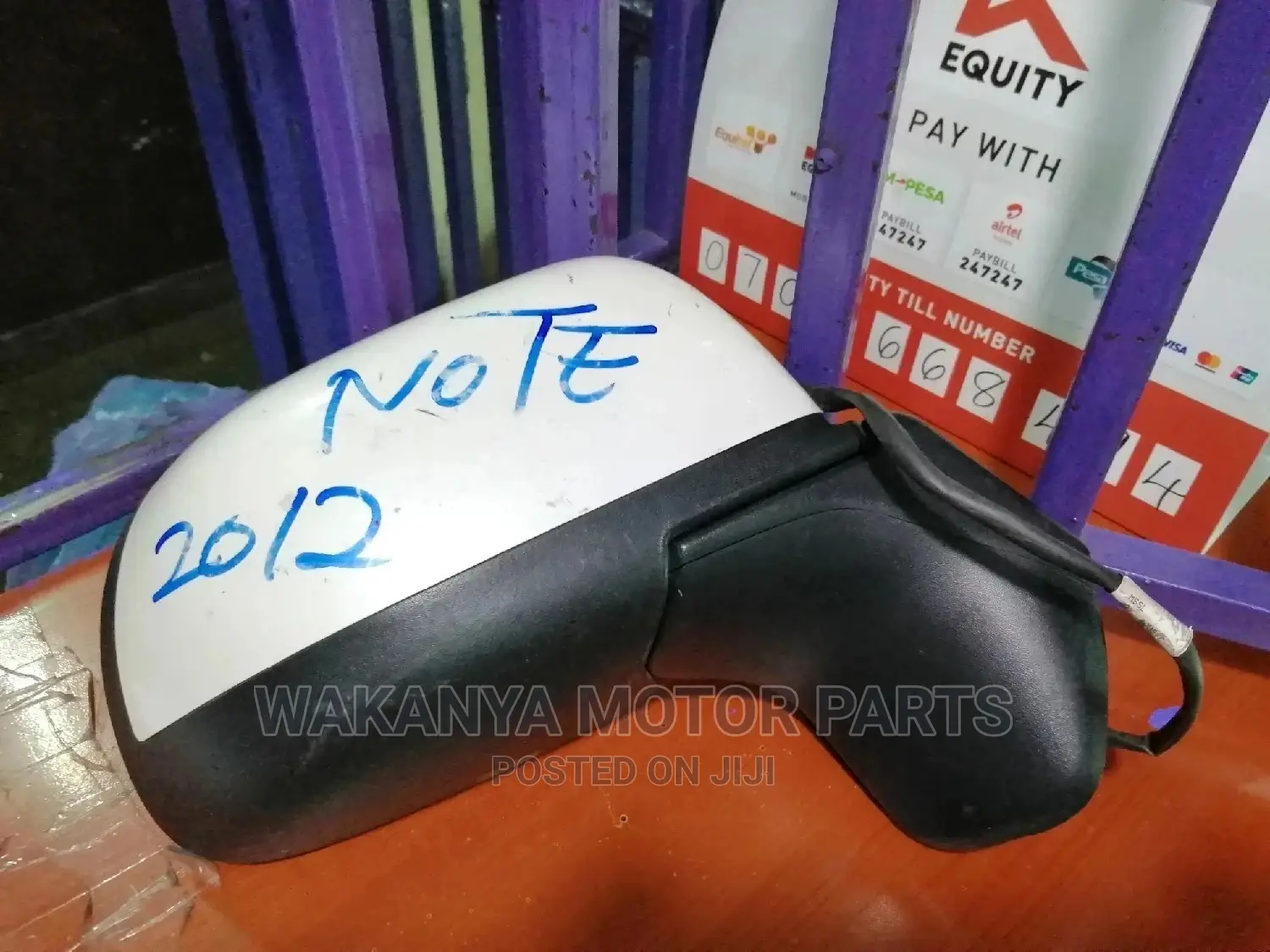 Nissan Note 2012/14 Side Mirror Non Blinker, Ex Japan Parts