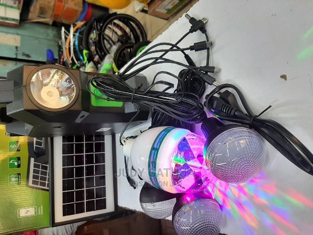 Portable Solar Light With Radio - main view