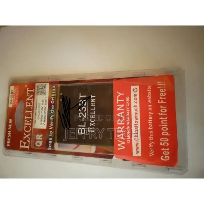 Excellent Phone Battery for Tecno M5,H7