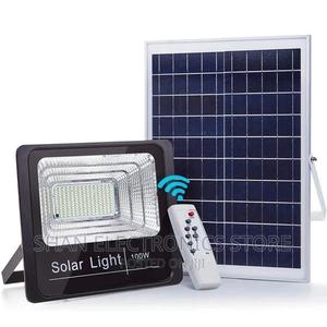 Ultra-Modern 100w Automatic Solar Light Black 100 Watts - thumbnail 2