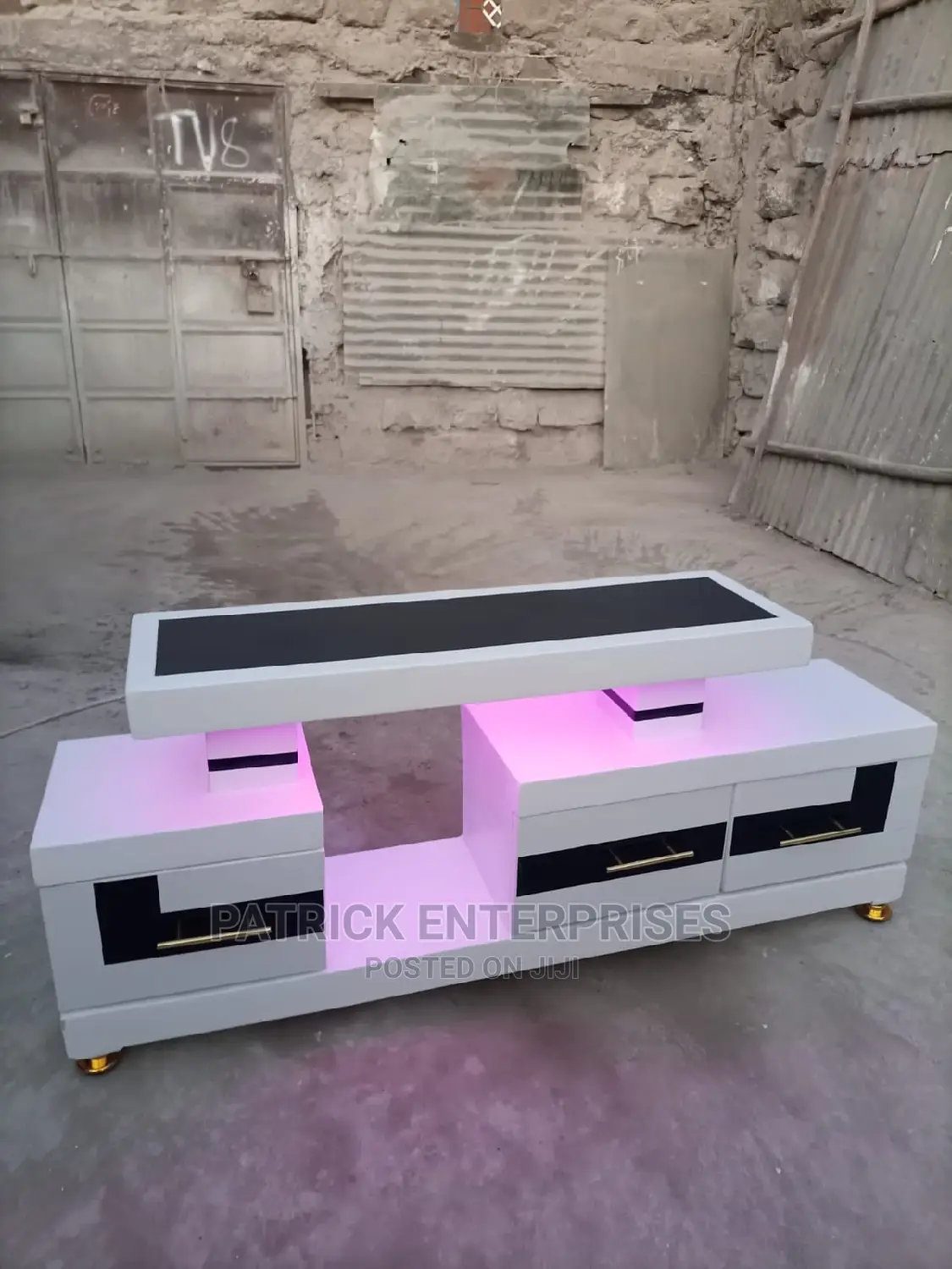 Morden TV Stands With LED Lights