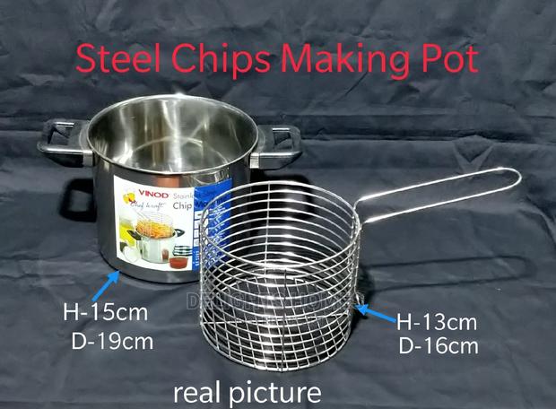 Stainless Steel Chips Machine/Pot 2pc Set - main view