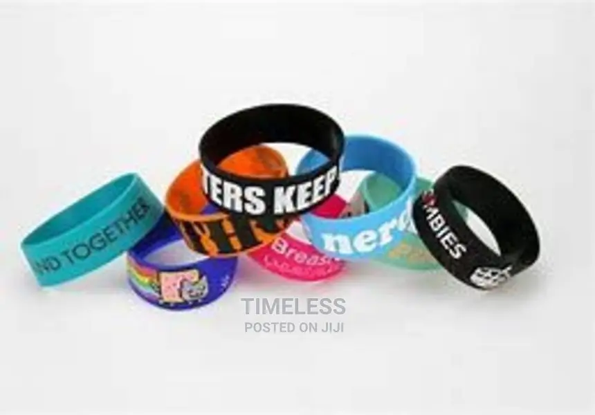 Colorful Customizable Silicon Wristbands