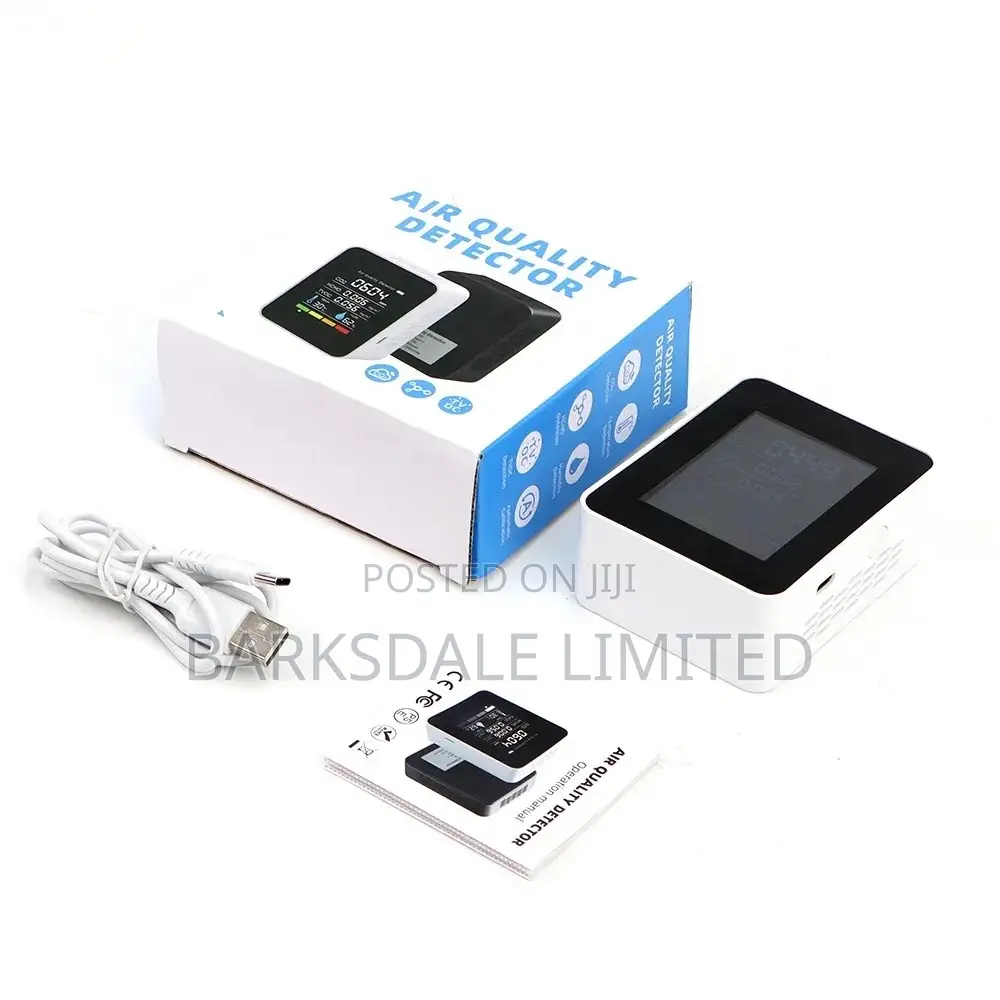 CO2 Air Quality Meter Tester Detector Digital Thermometer