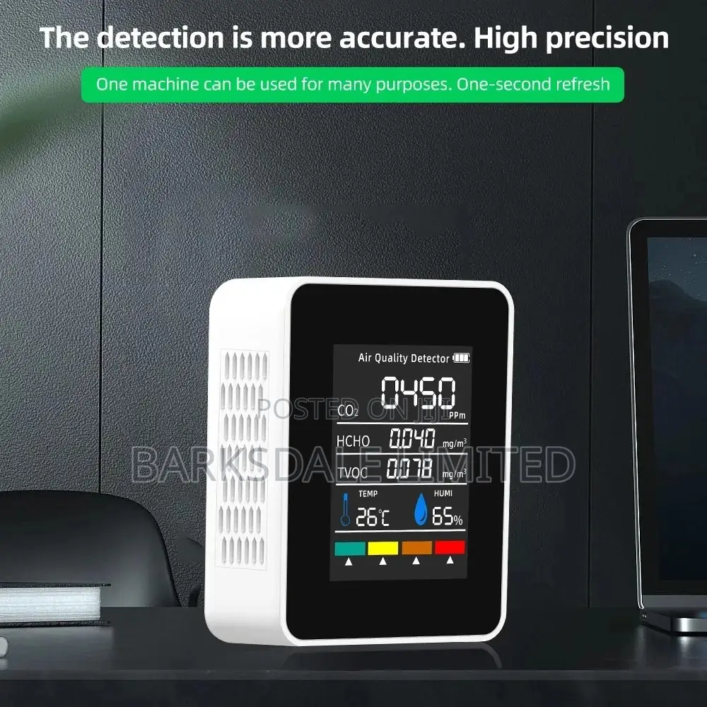 CO2 Air Quality Meter Tester Detector Digital Thermometer