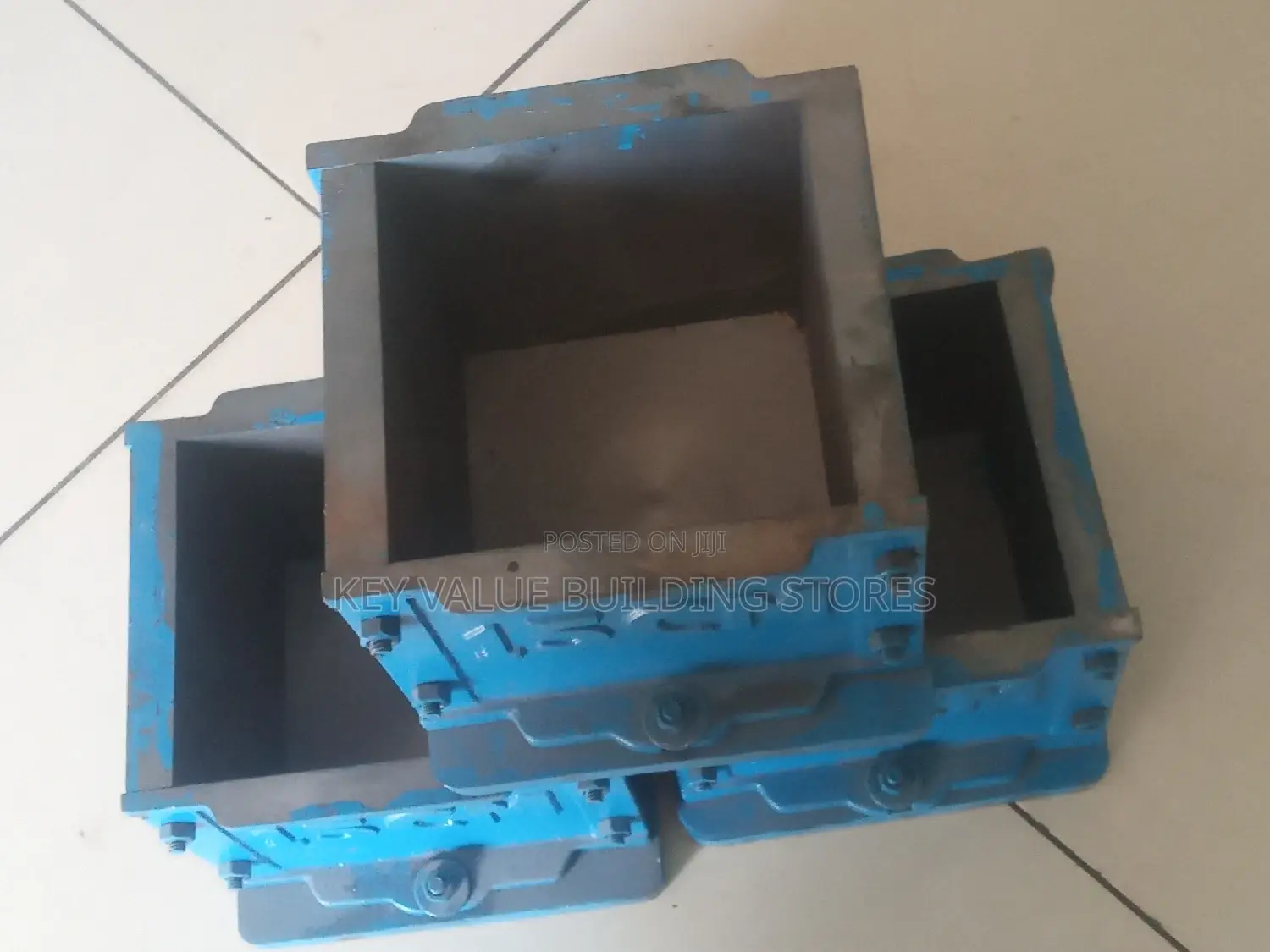 Cast Iron Concrete Testing Cube Moulds 15cm×15m ×15cm