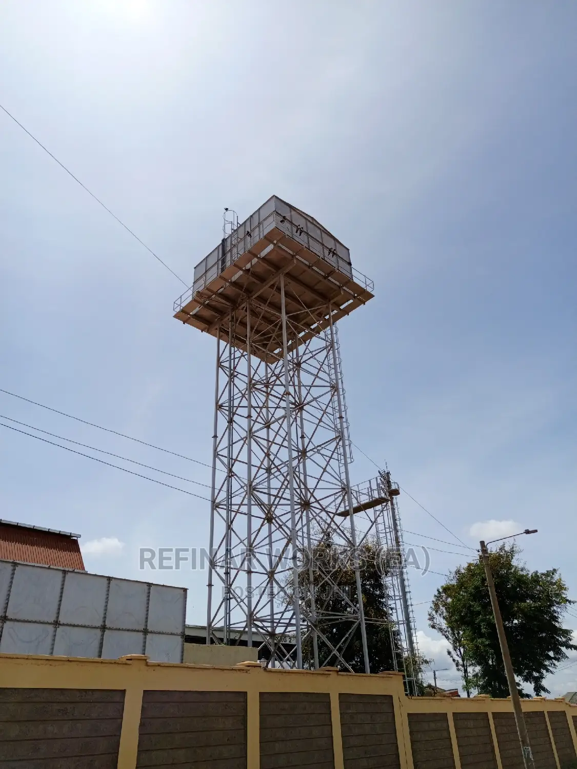 Galvanized Elevated Steel Water Tank / Towers