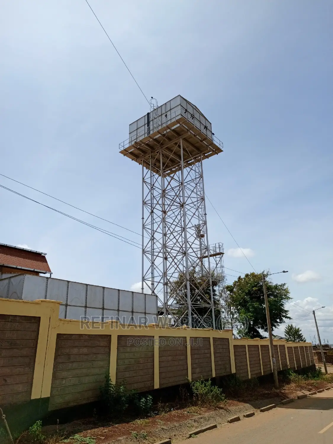 Steel Water Tower Construction Works