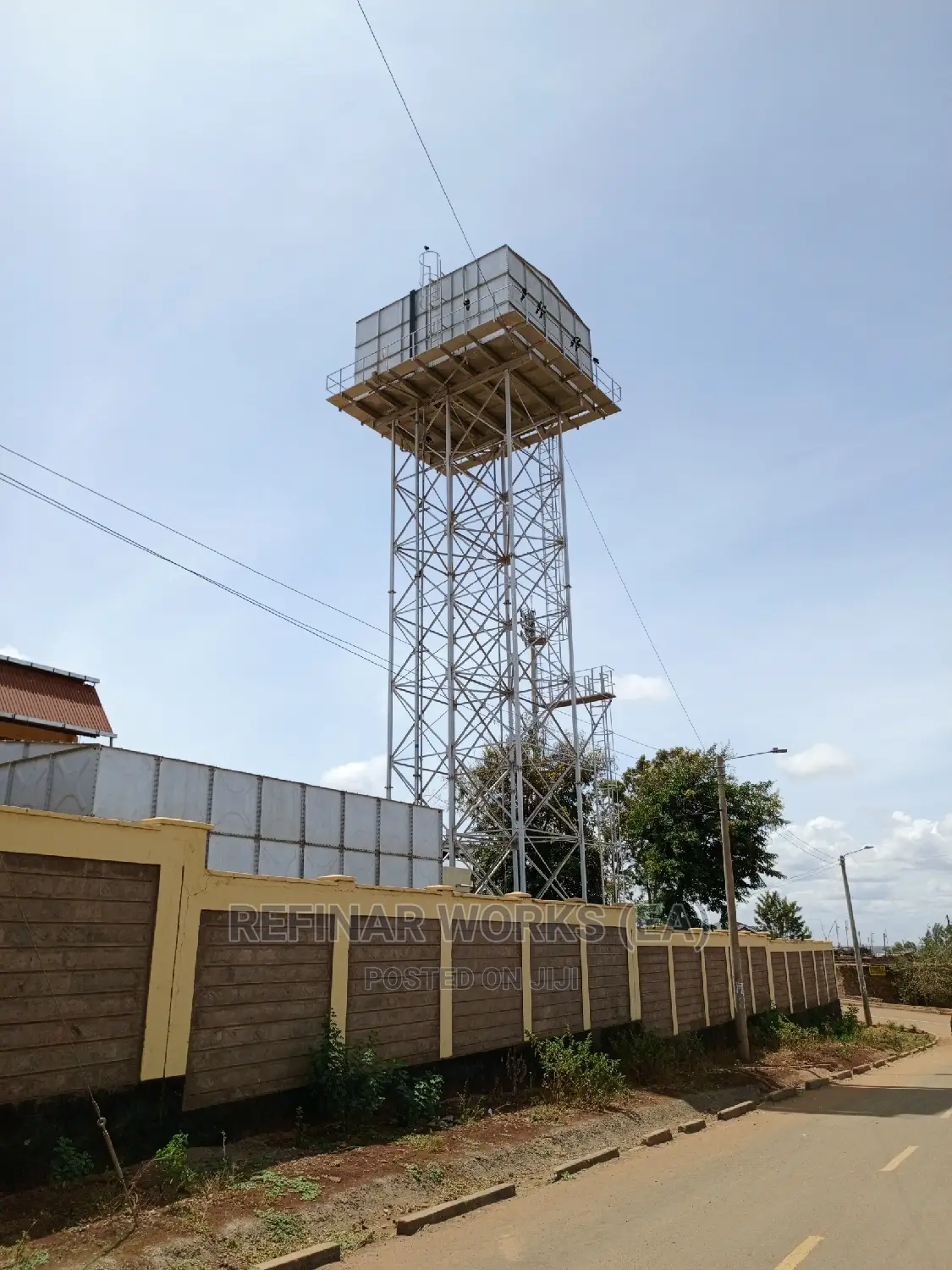 Steel Water Tower Construction Works